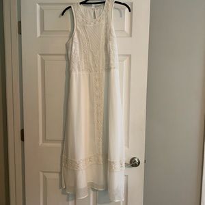 Willow and clay white dress